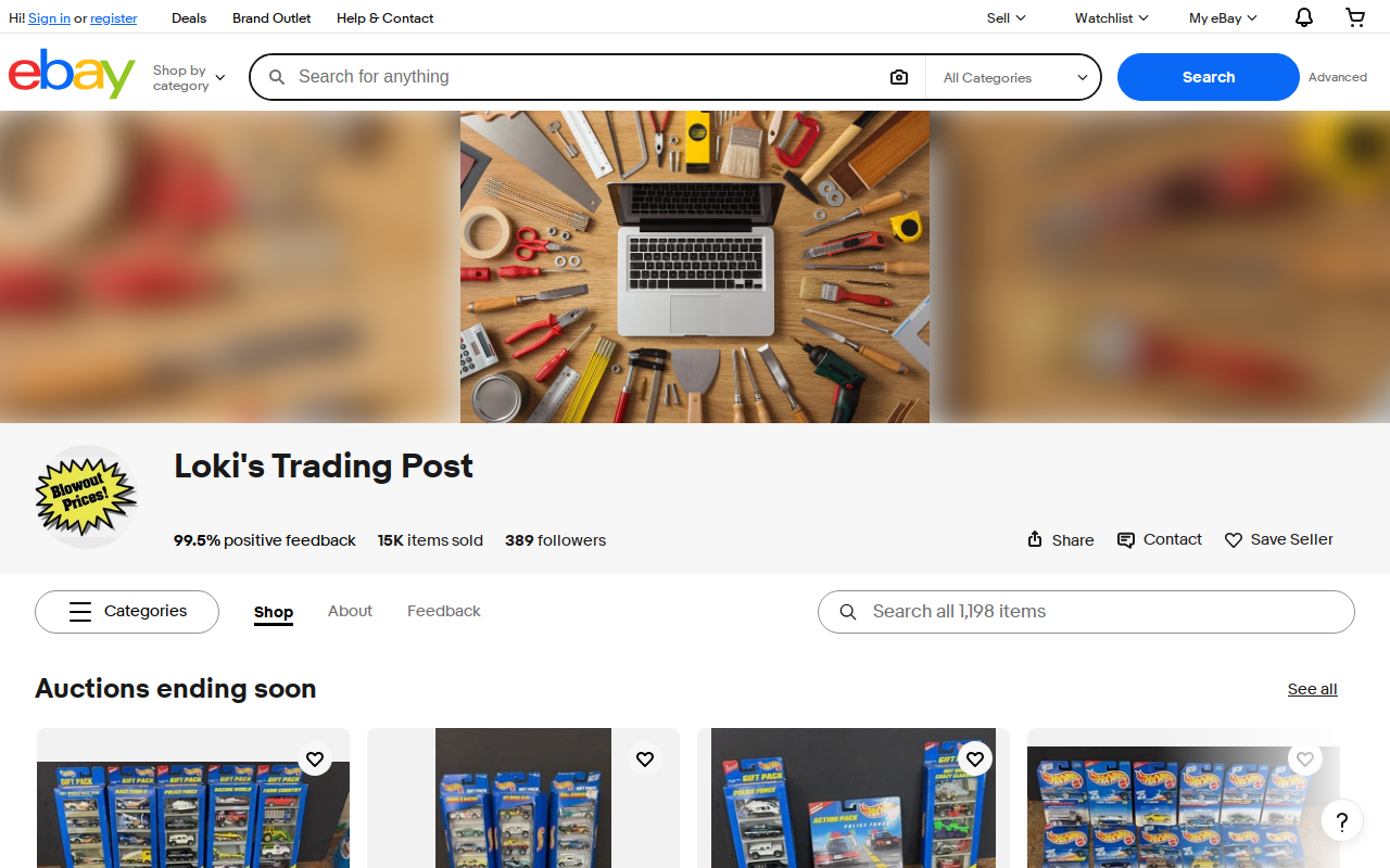 Lokis Trading and Pawn website preview