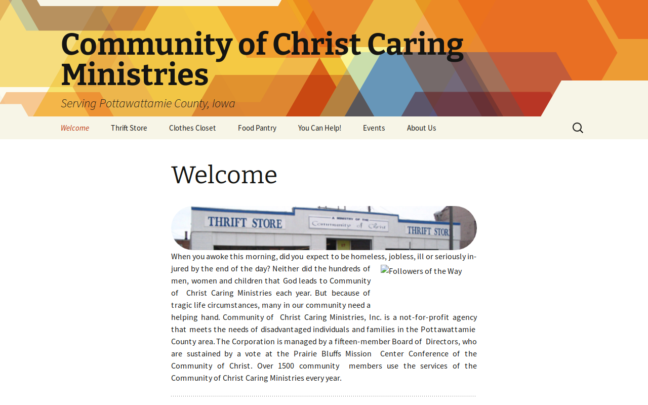 Community of Christ Thrift Store and Food Pantry website preview