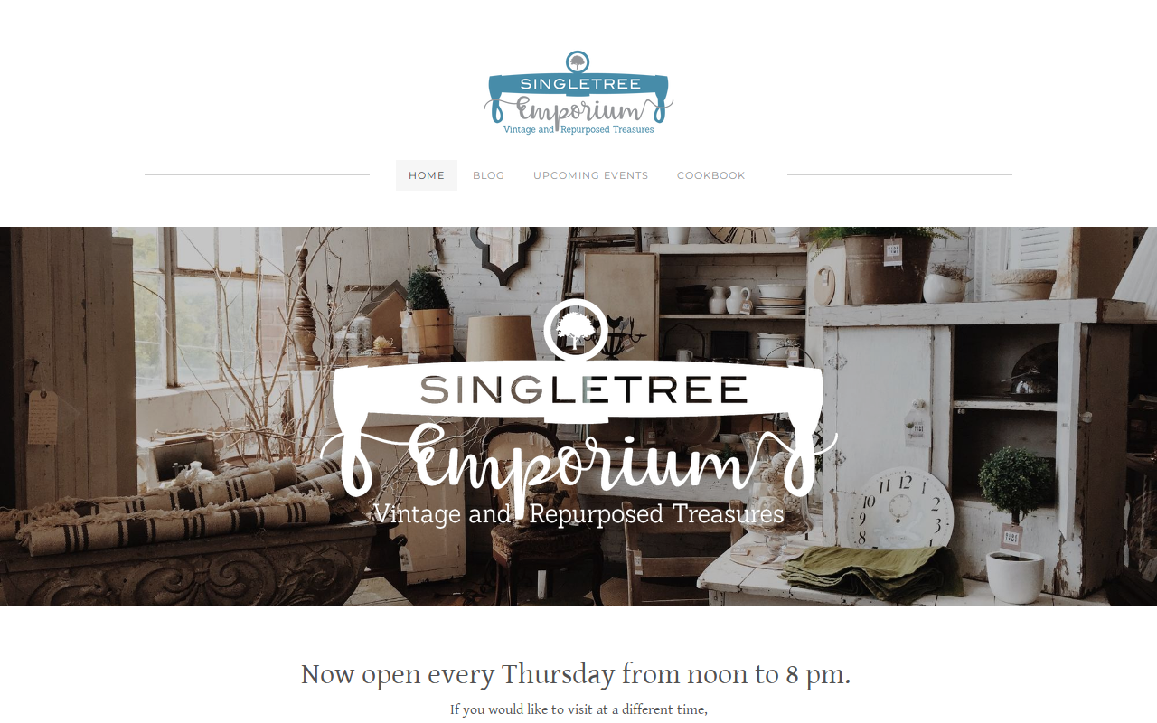 Singletree Emporium website preview