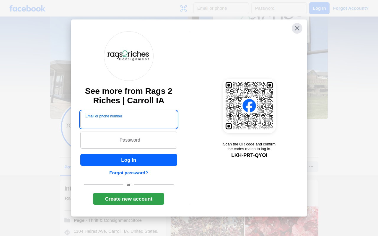 Rags 2 Riches website preview