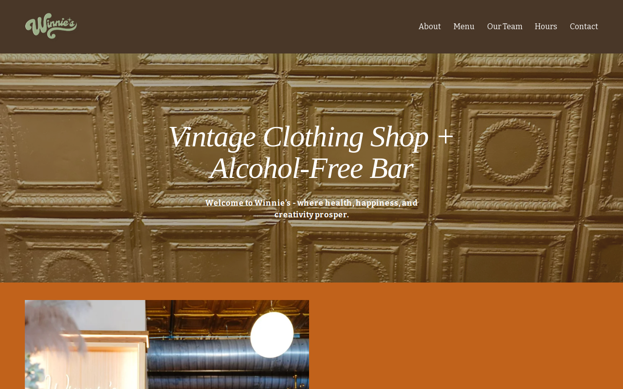 Winnie’s website preview