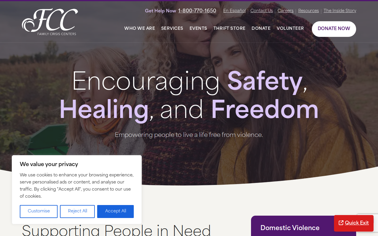 Renewed Hope Thrift Store website preview
