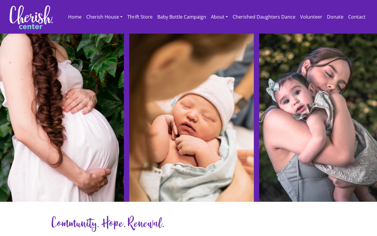 Cherished Again website preview