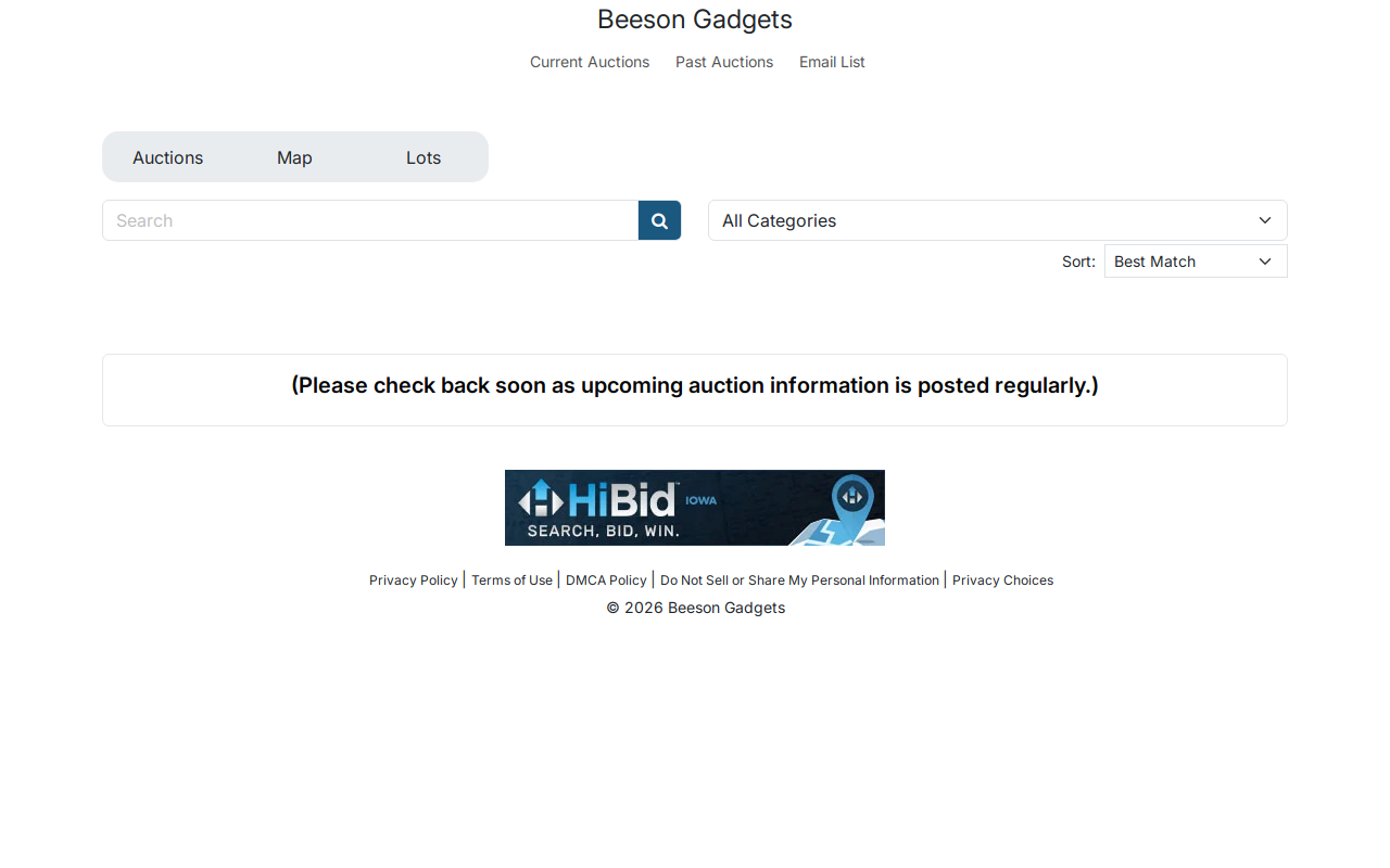 Beeson Liquidation LLC website preview