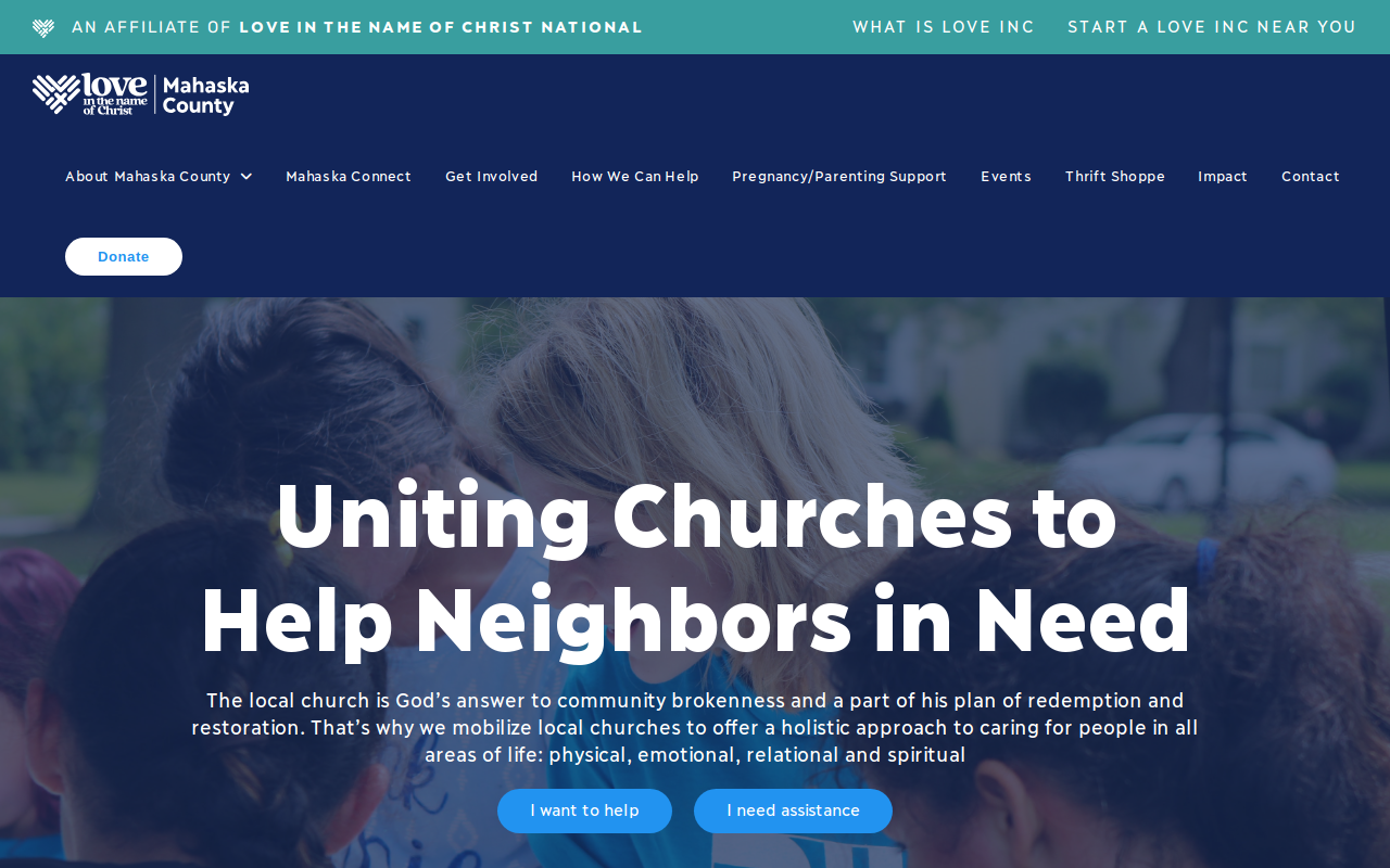 Love INC Thrift Shoppe website preview