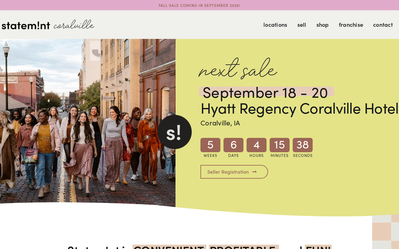 Statemint Coralville website preview