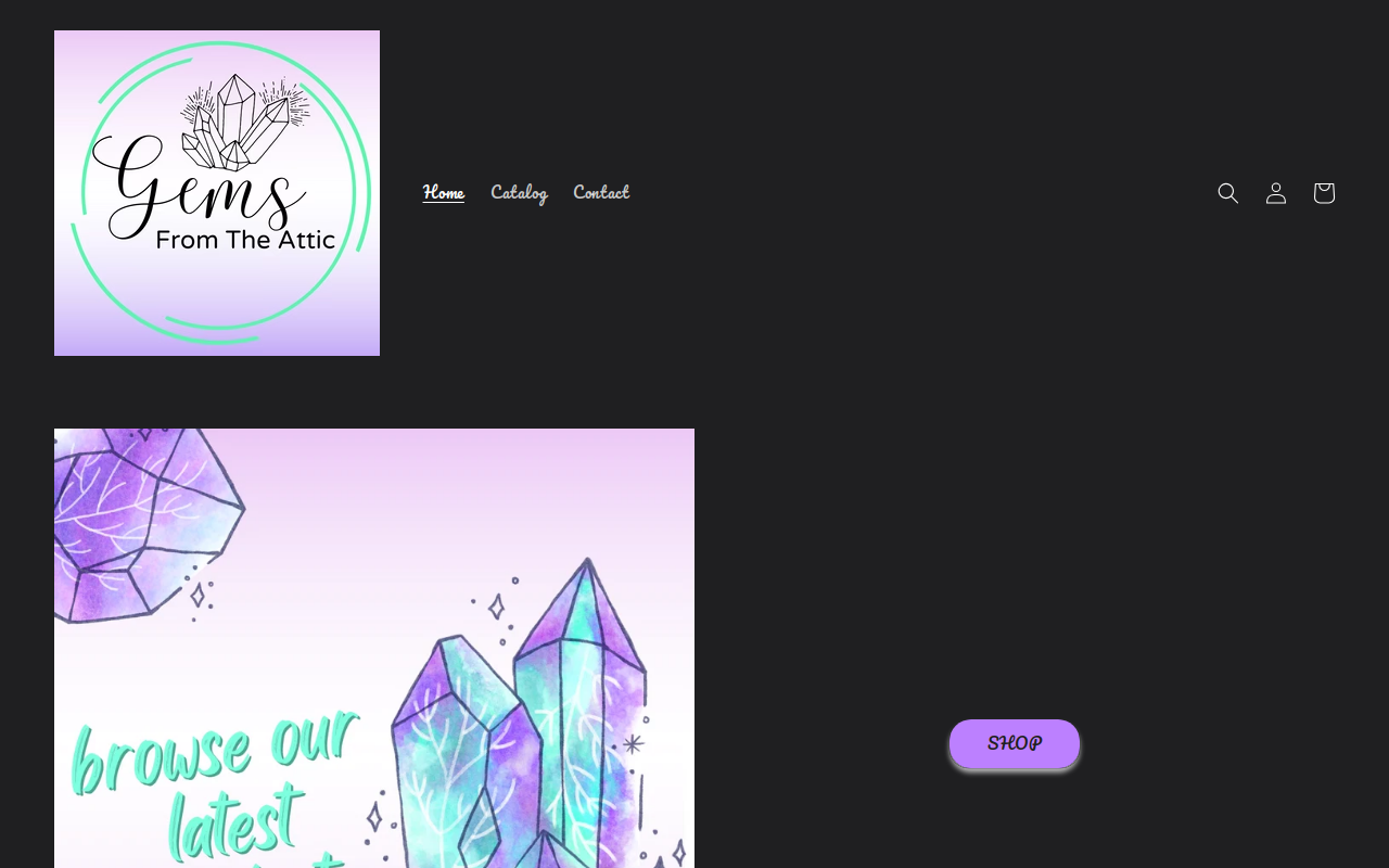 gemsfromtheattic website preview