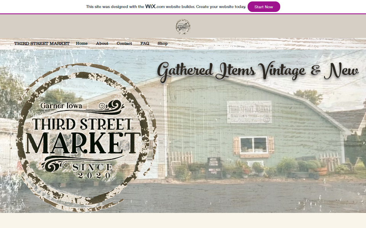 Third Street Market website preview