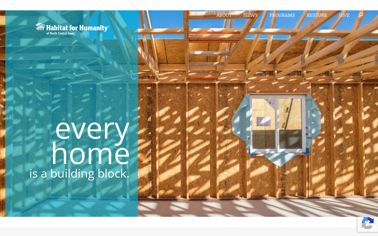 Habitat ReStore website preview