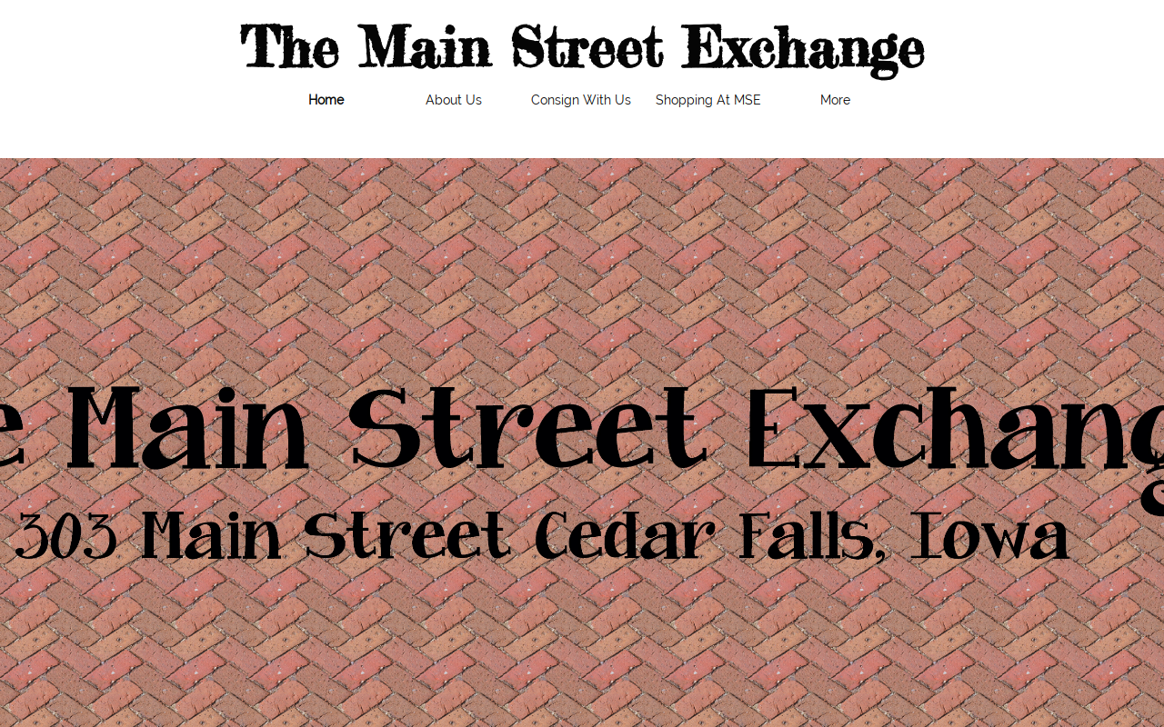 Main Street Exchange website preview