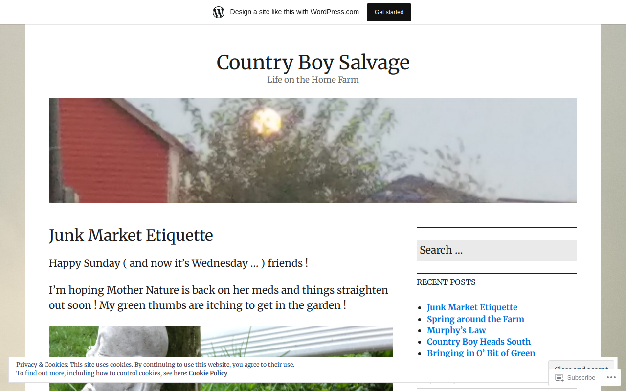 Country Boy Salvage website preview