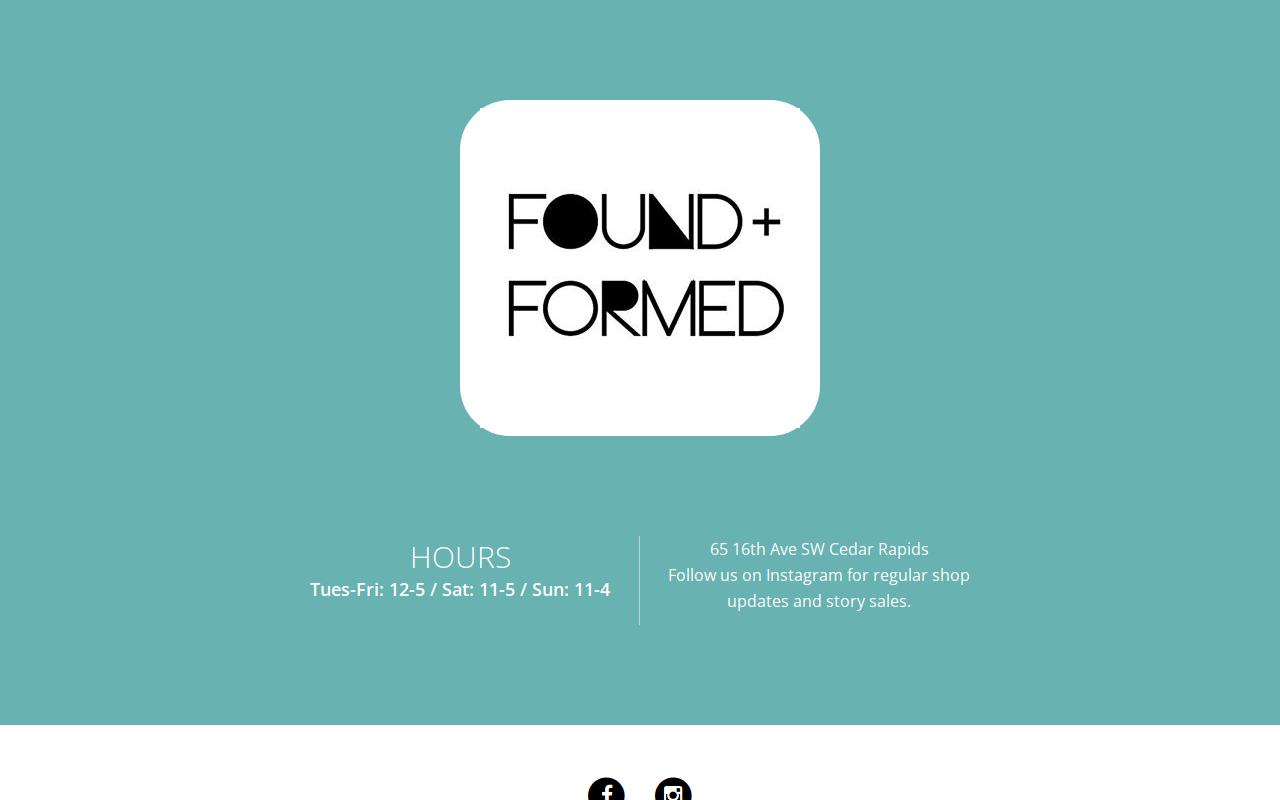 Found Formed website preview