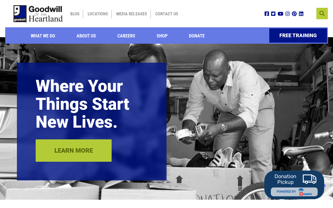 Goodwill Cedar Rapids South website preview