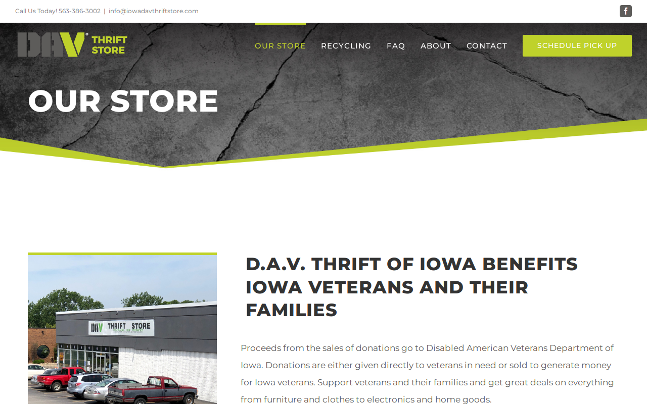 Dav of Davenport website preview