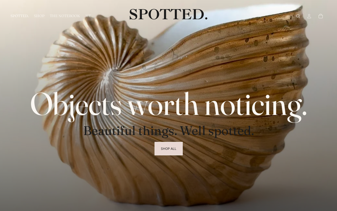 Spotted Vintage website preview