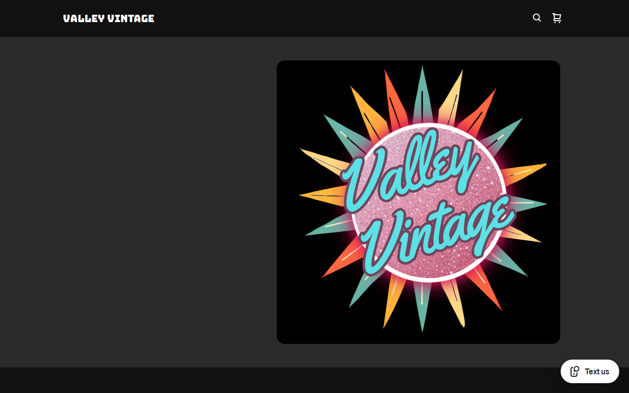 Valley Vintage website preview