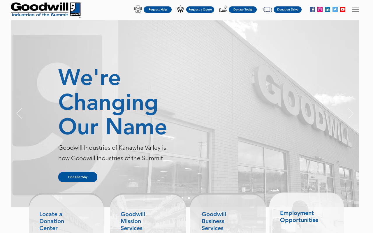 Goodwill-Sophia website preview