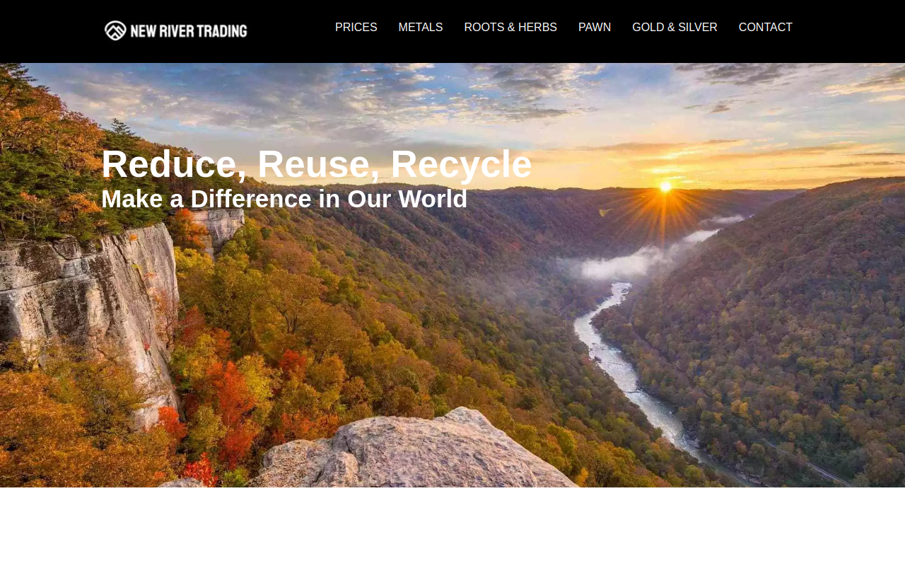 New River Trading LLC website preview