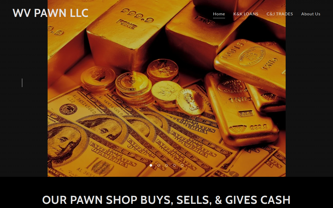C and J Trades website preview