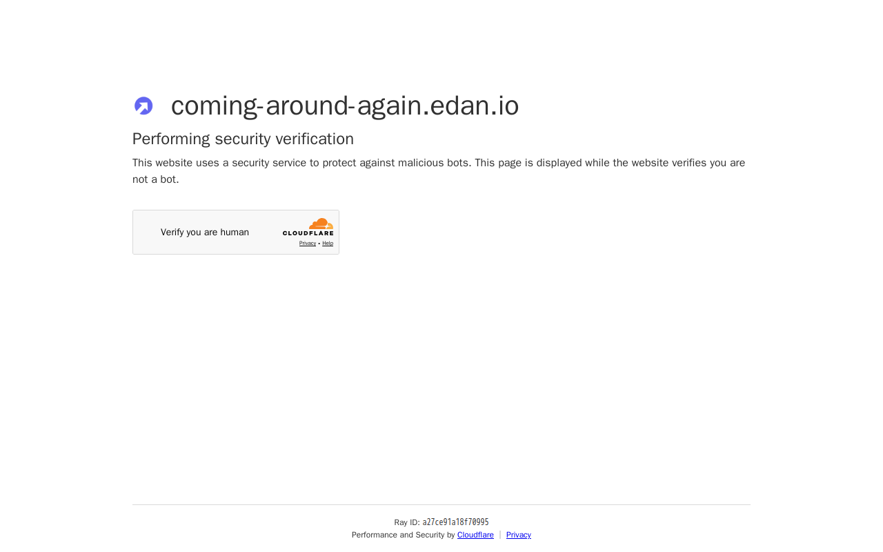 Coming Around Again website preview