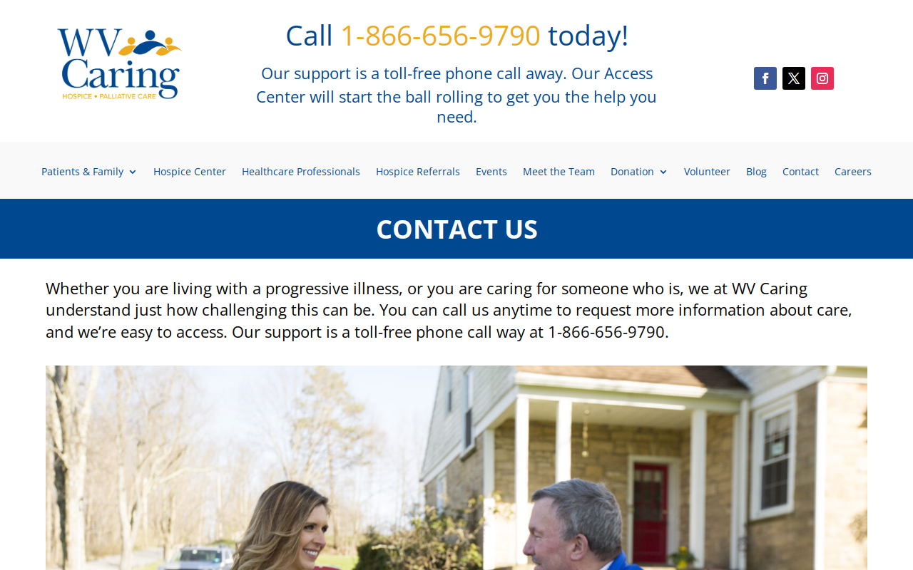 WV Caring Reedsville Thrift Store website preview