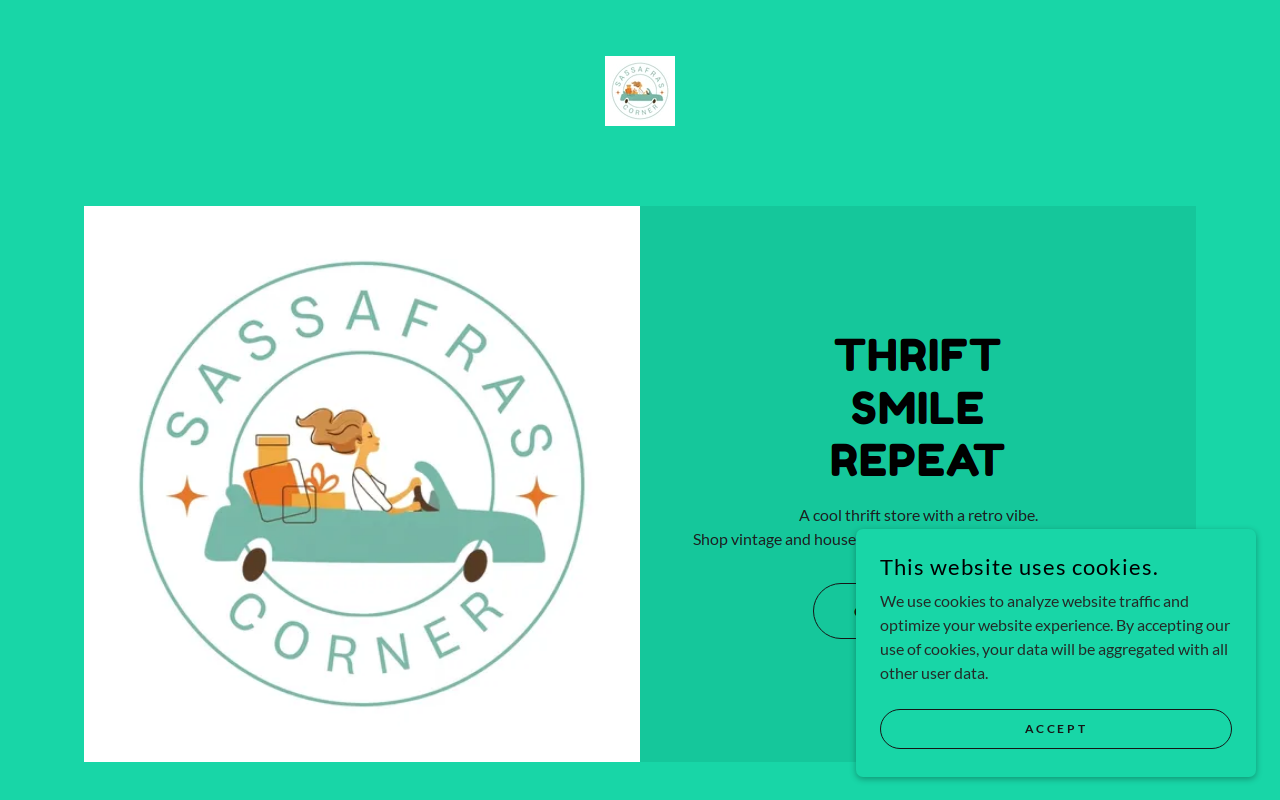 Sassafras Corner website preview