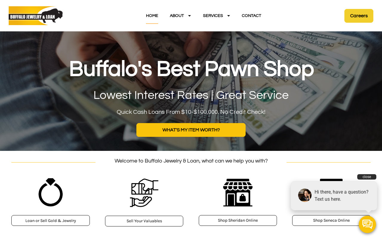 Buffalo Jewelry and Loan website preview