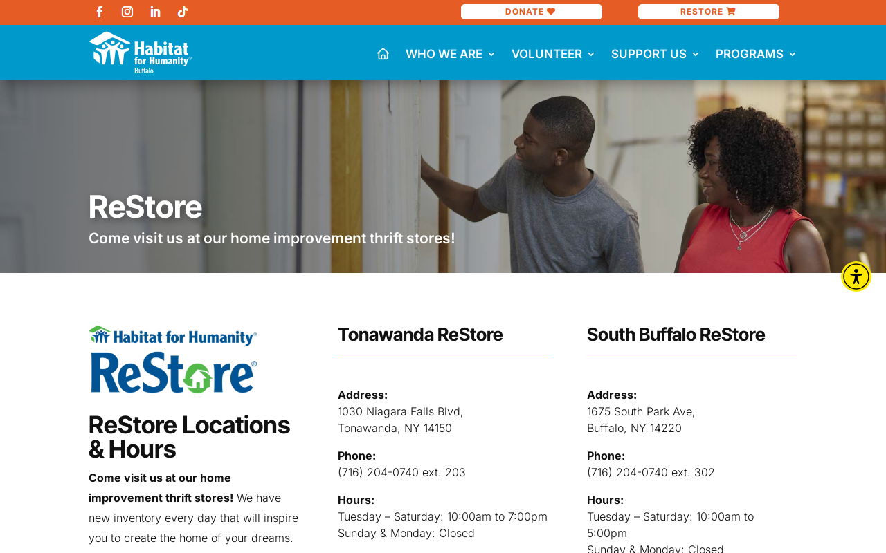 Habitat For Humanity ReStore website preview