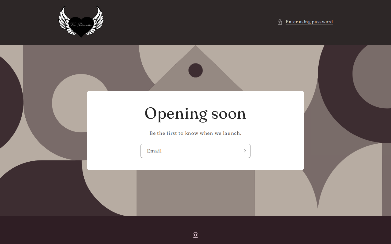 Via Princessa website preview