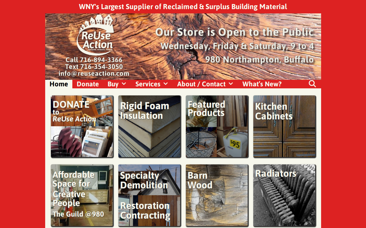 Buffalo ReUse website preview