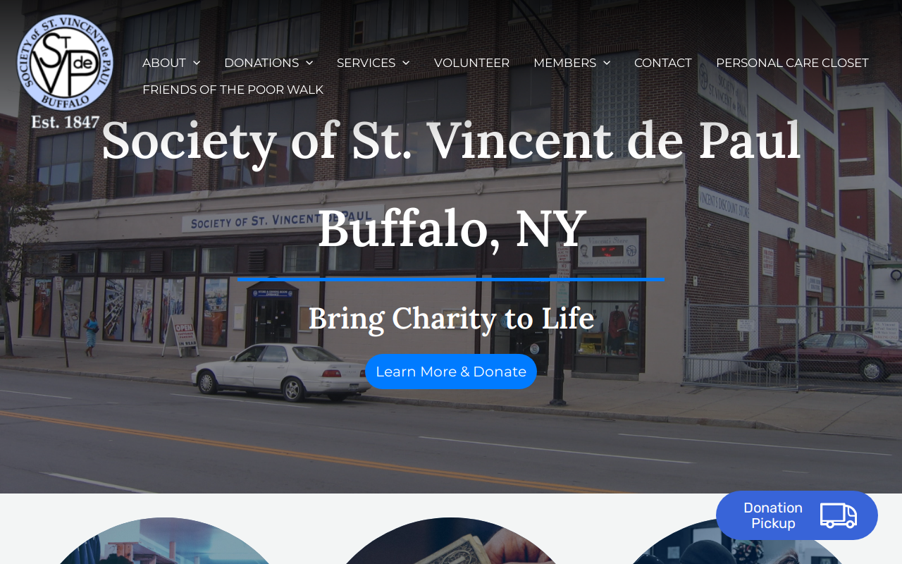 St.vincent Depaul Discount Store website preview