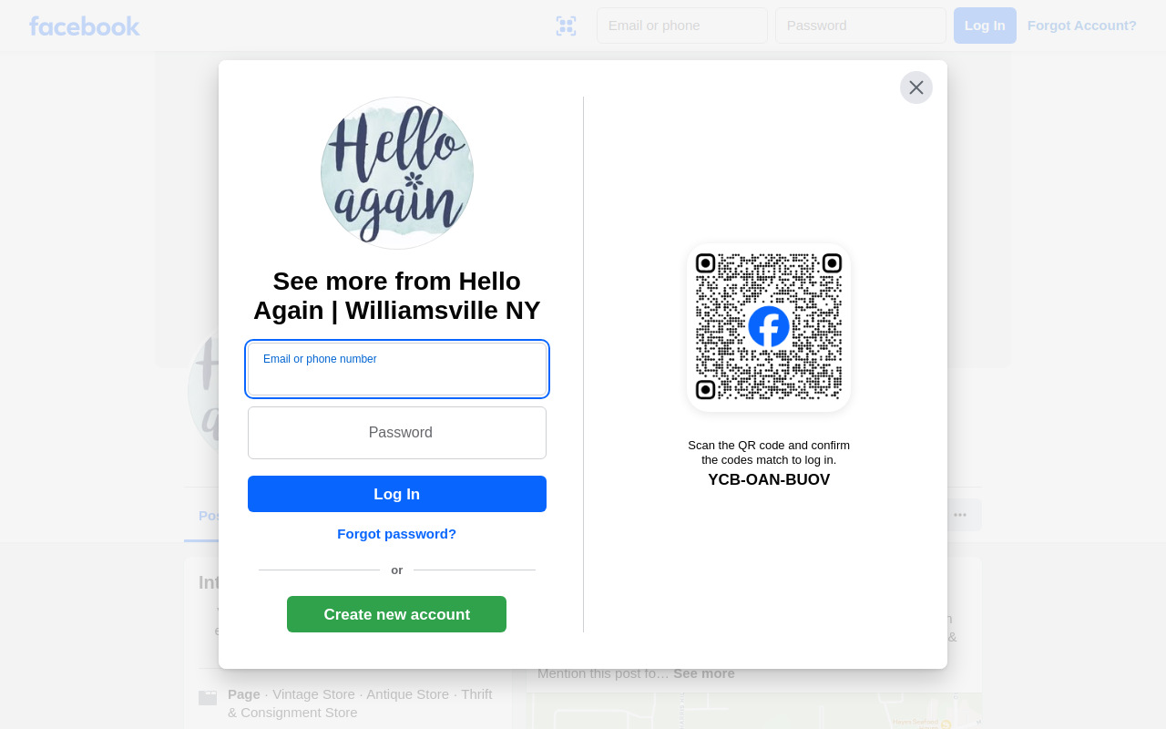 Hello Again website preview
