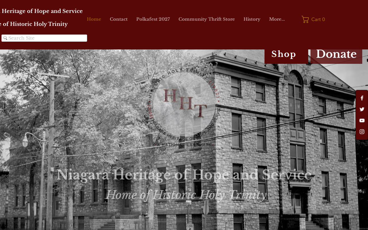 Niagara Heritage Of Hope And Service, Inc website preview