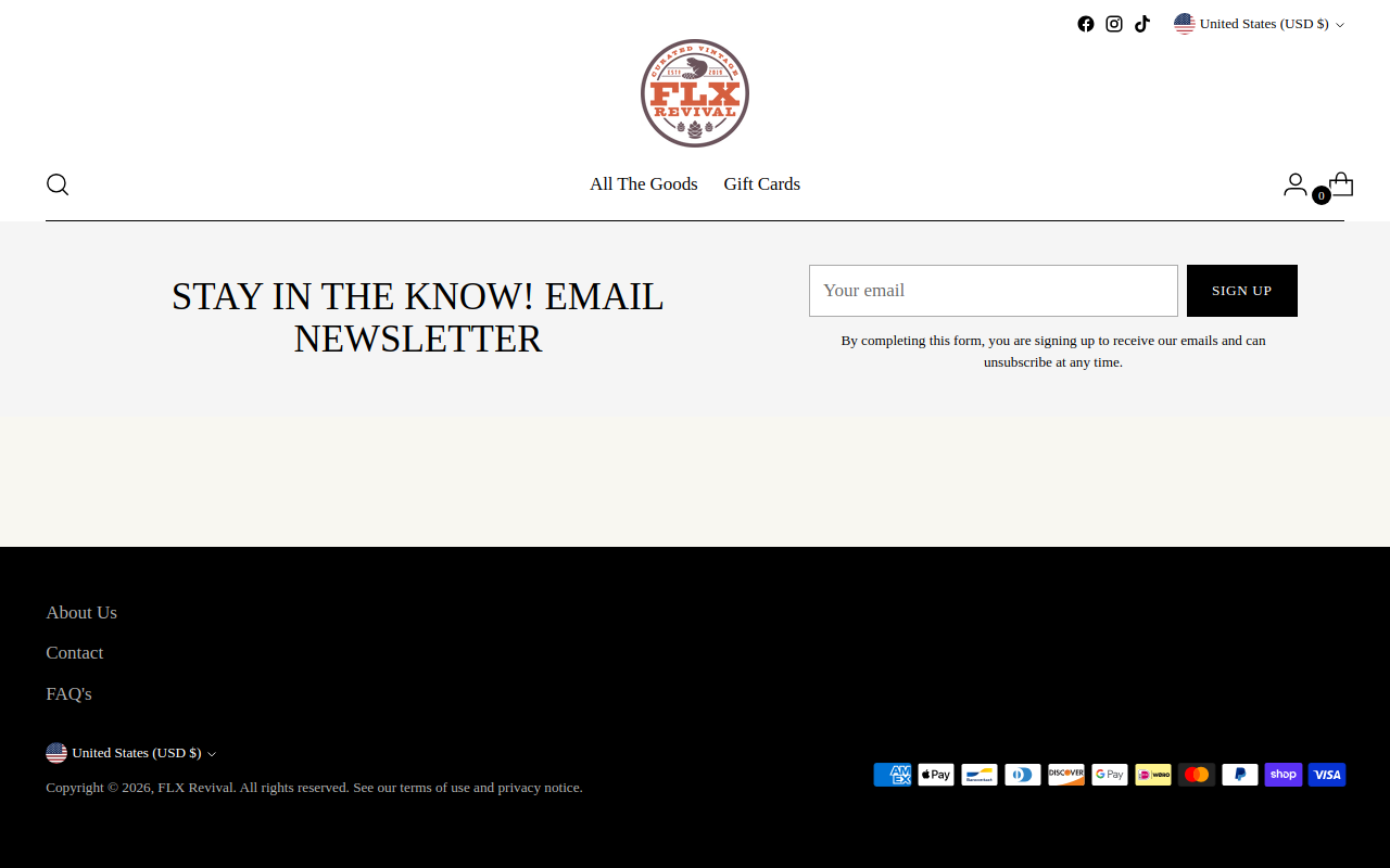 FLX Revival website preview