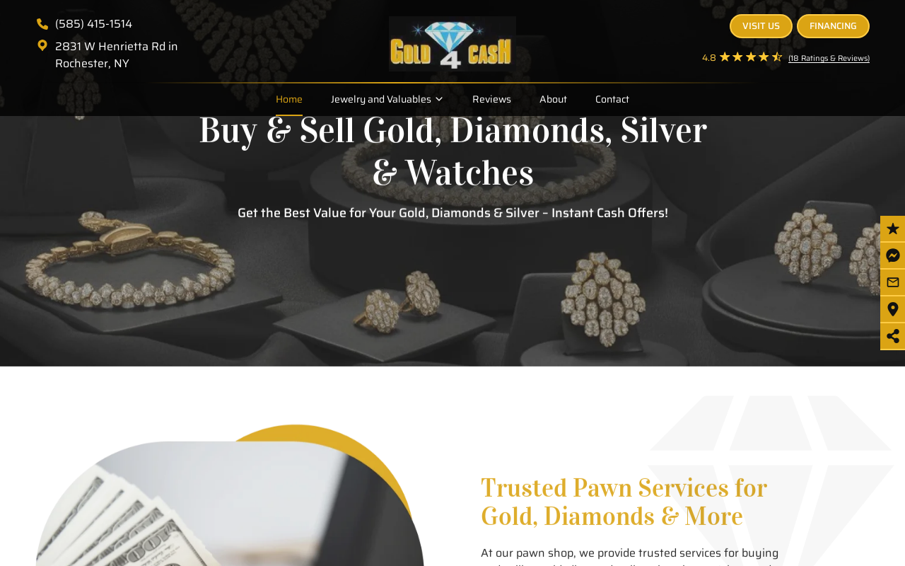 Gold 4 Cash website preview