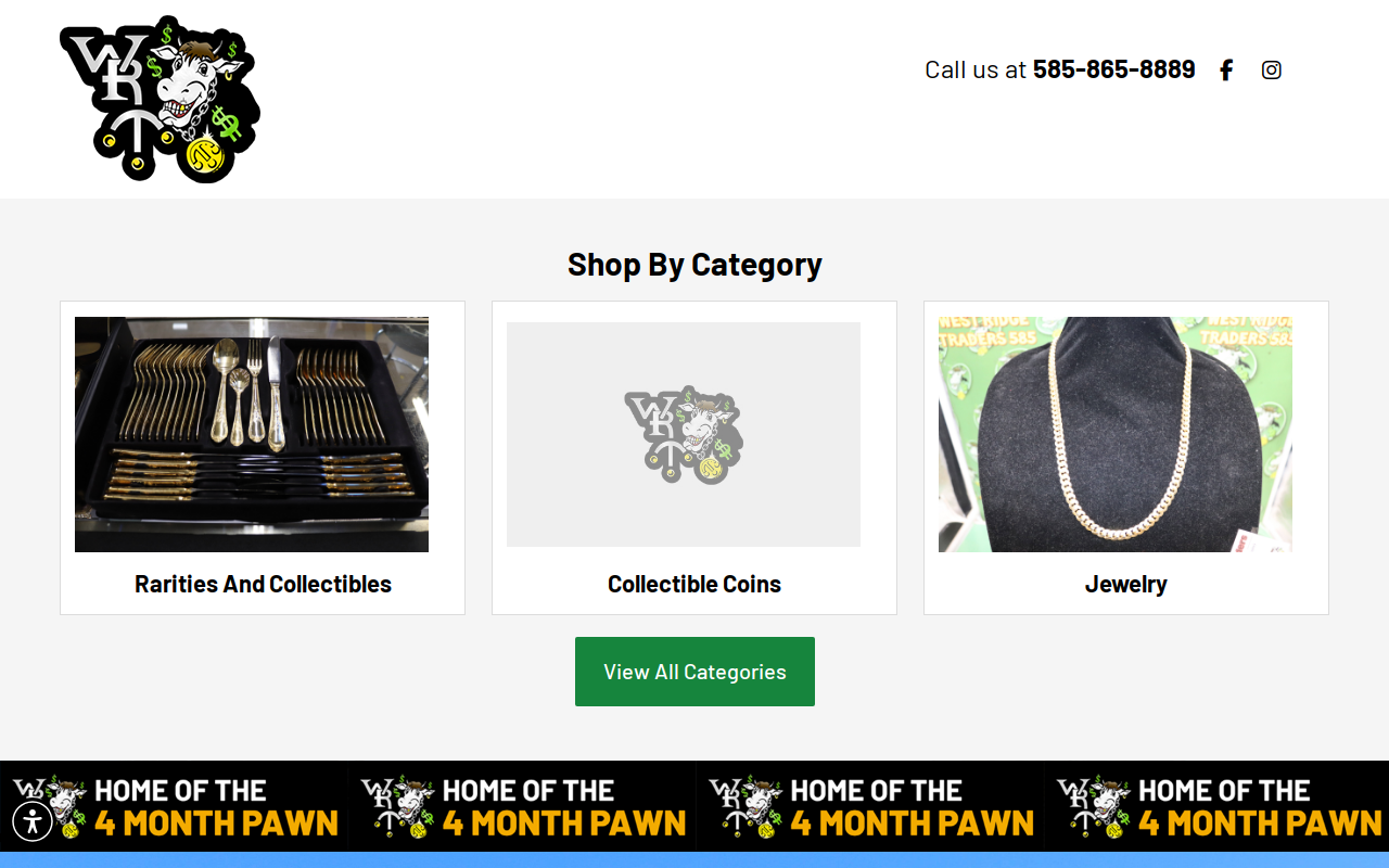 West Ridge Traders website preview