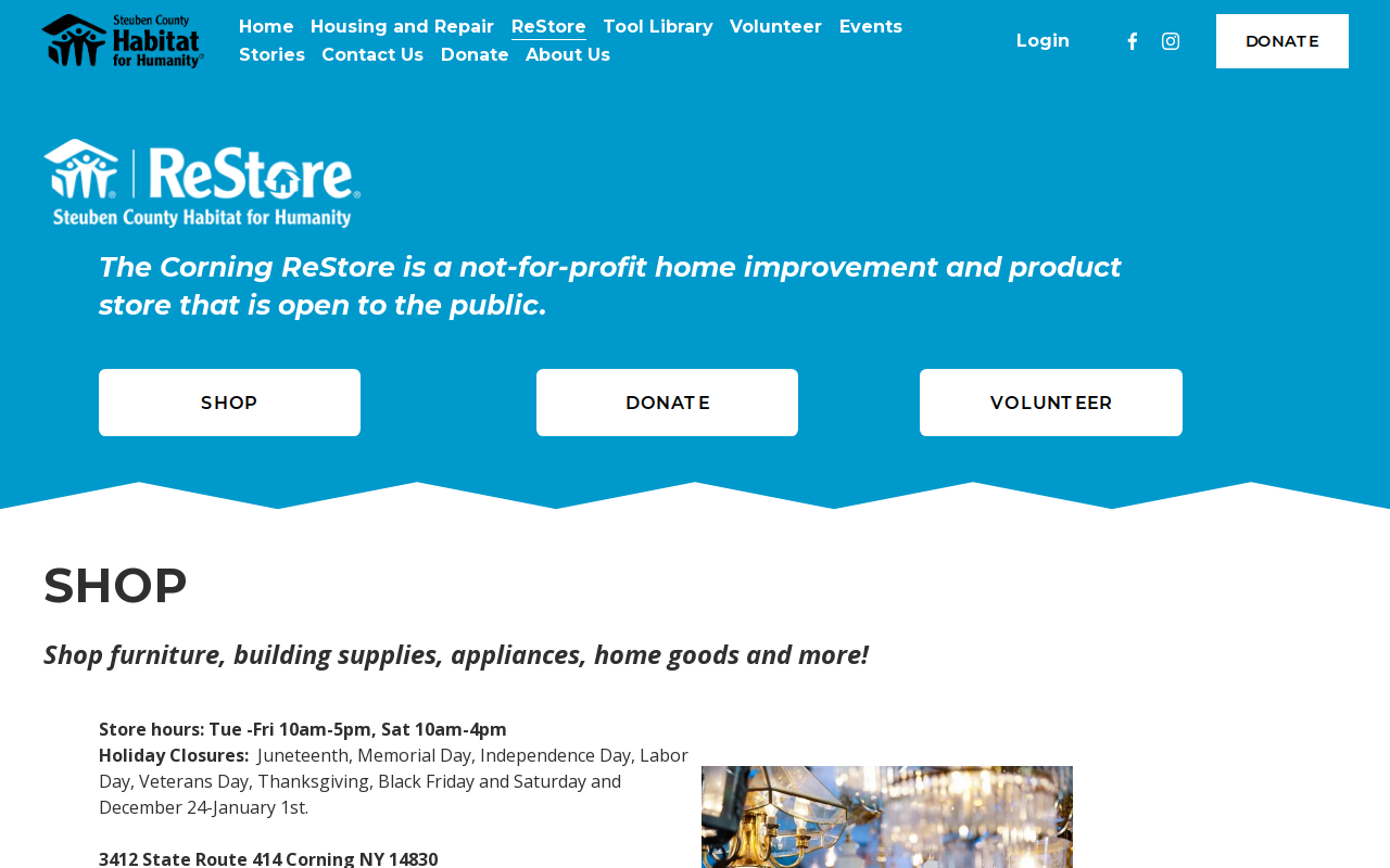 Corning ReStore website preview