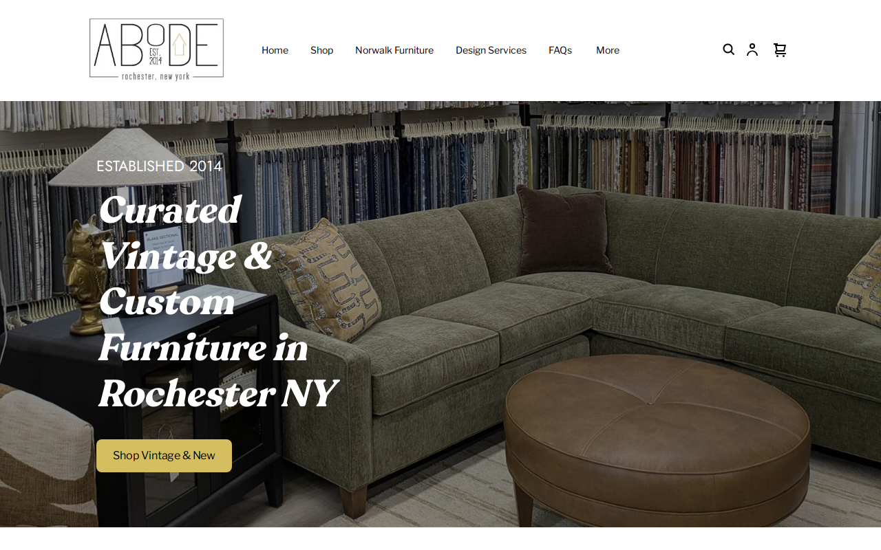 Abode Rochester website preview