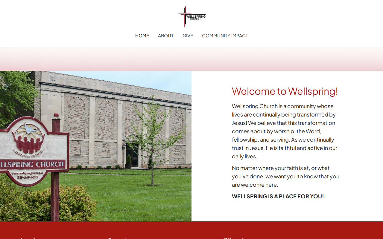 Deacons’ Storehouse website preview