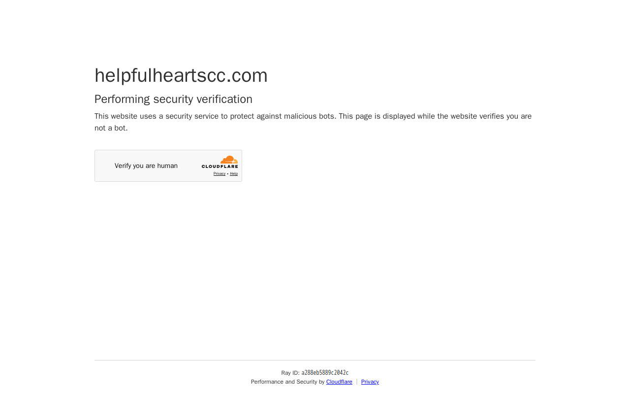 Helpful Hearts Community Closet, Inc. website preview
