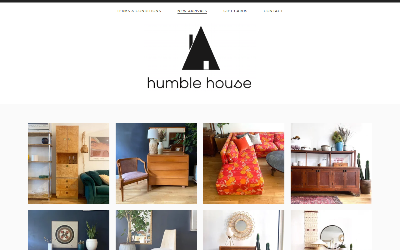 Humble House website preview