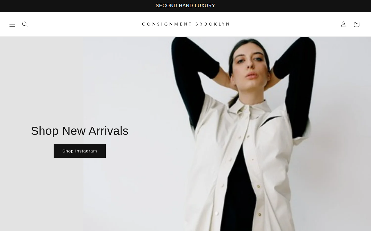 Consignment Brooklyn website preview