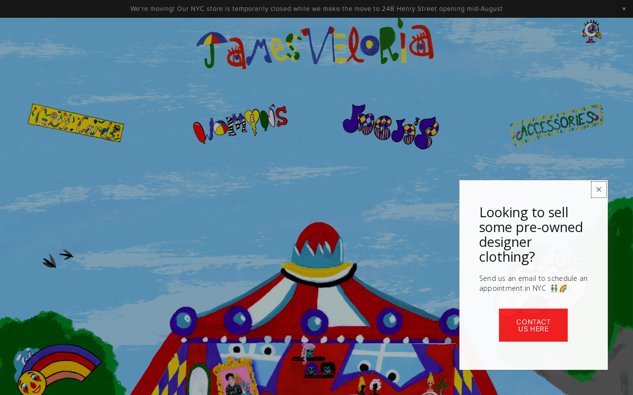 James Veloria website preview