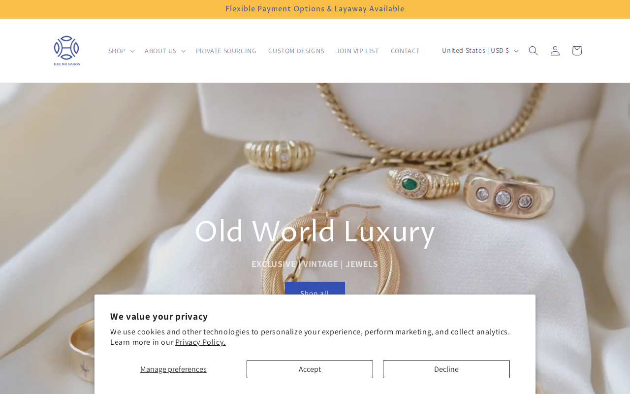 Hail The Maison website preview