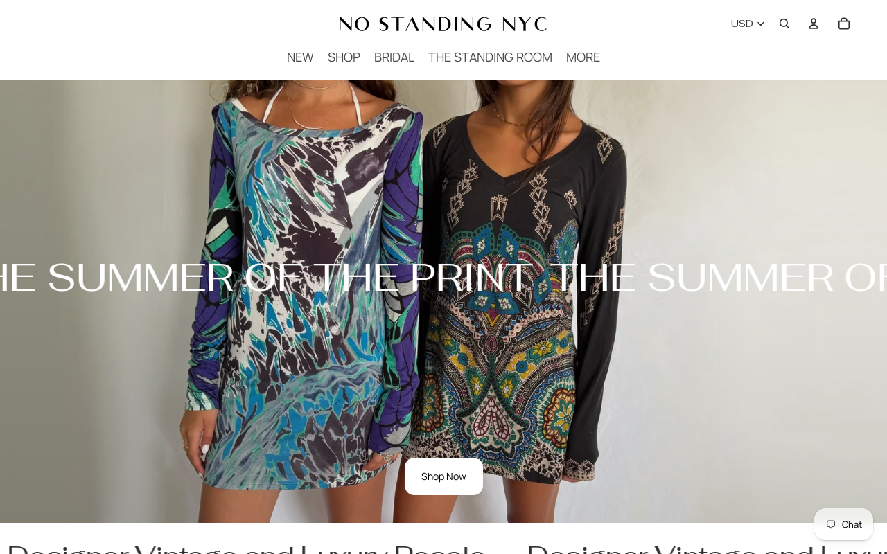 No Standing NYC website preview
