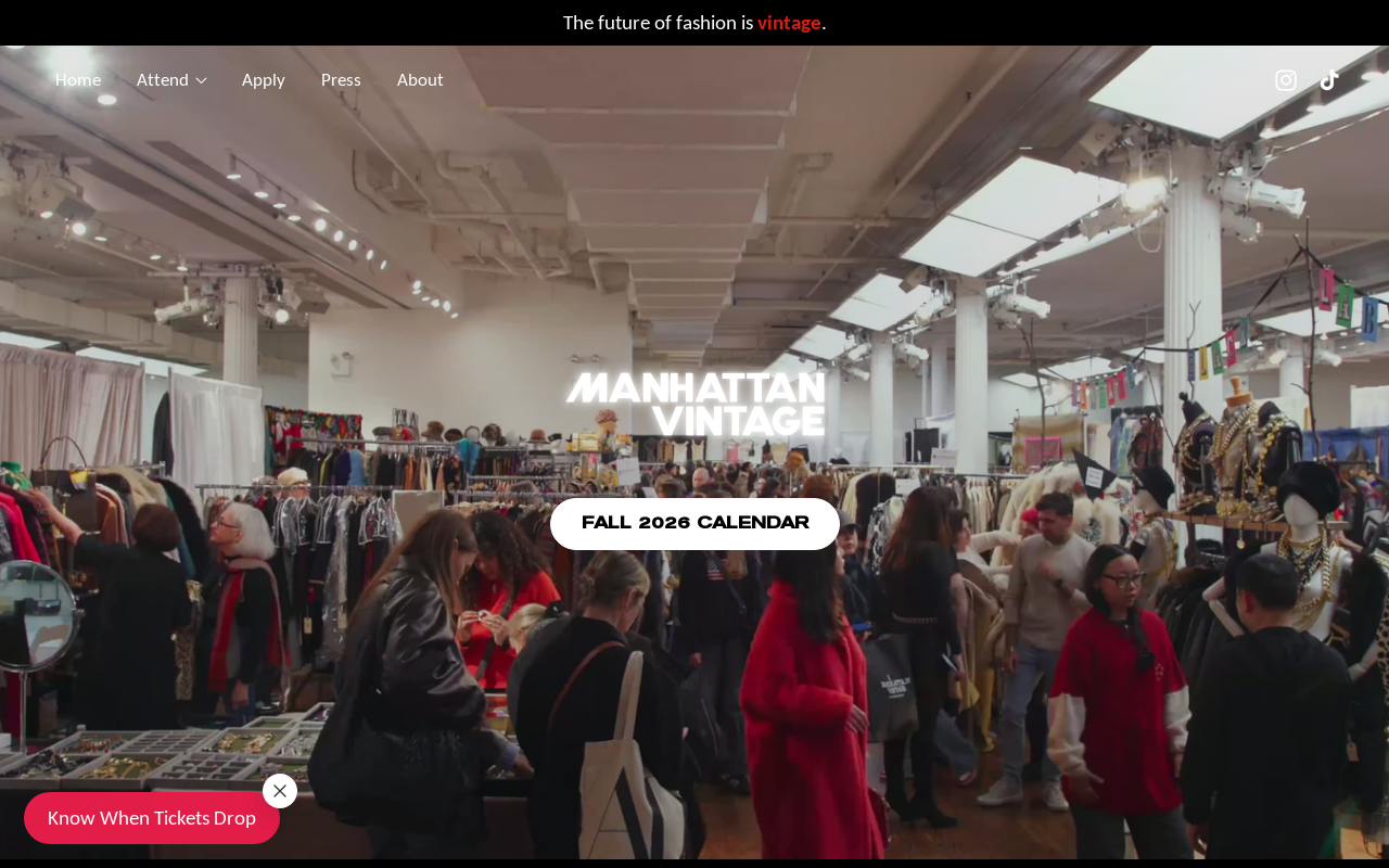 Manhattan Vintage website preview