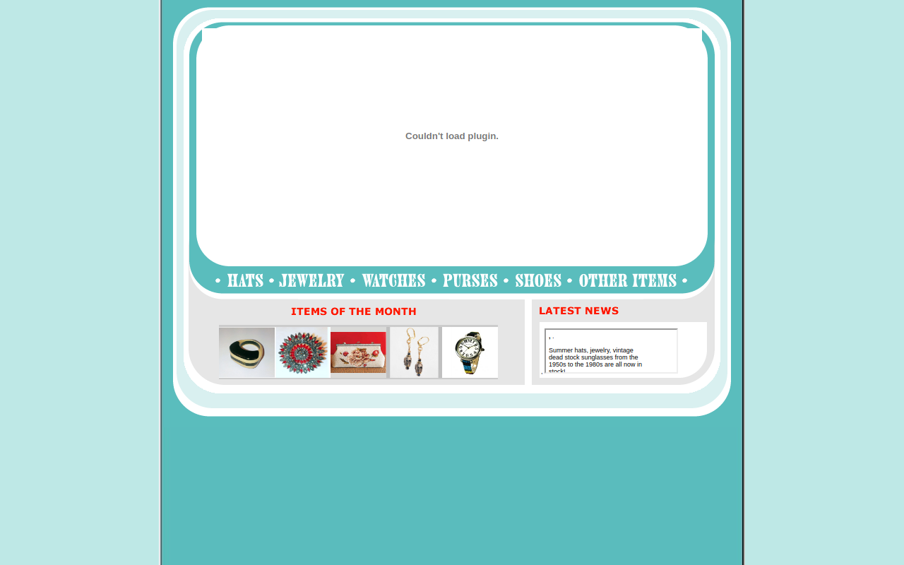 Eye Candy Store website preview