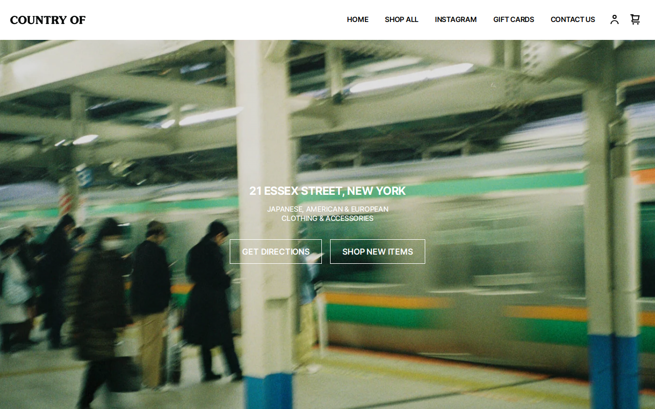 Country Of website preview