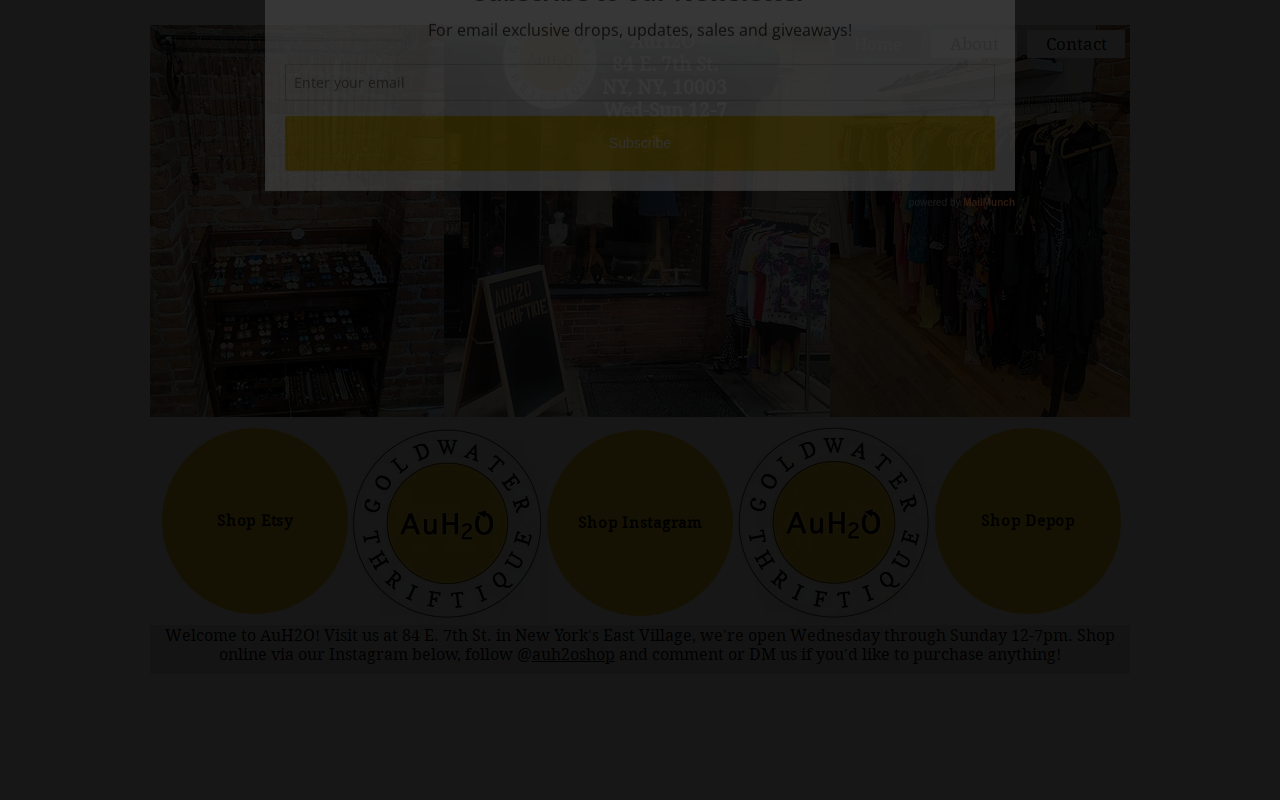 AuH2O website preview
