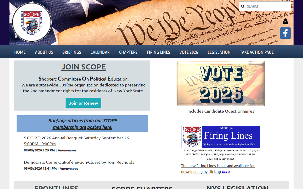 Scope website preview